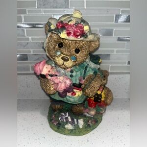 Vintage Grandbear and Cub on Adventure 12" Resin